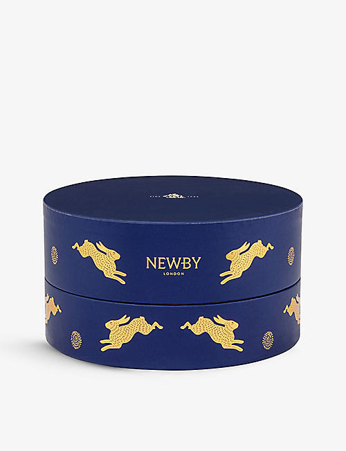 NEWBY TEAS UK: Golden Rabbit Crown gift box of 36 assorted tea bags