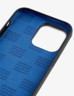MONTBLANC: Meisterstück silicone iPhone 14 pro max case