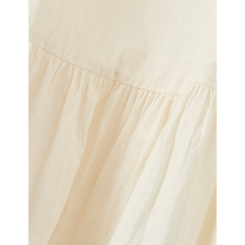 Shop Caramel Grape Silk Slip Dress 3-12 Years In Off White