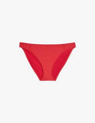 TED BAKER: Shanees logo-embellished low-rise bikini bottoms