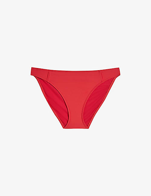 TED BAKER: Shanees logo-embellished low-rise bikini bottoms
