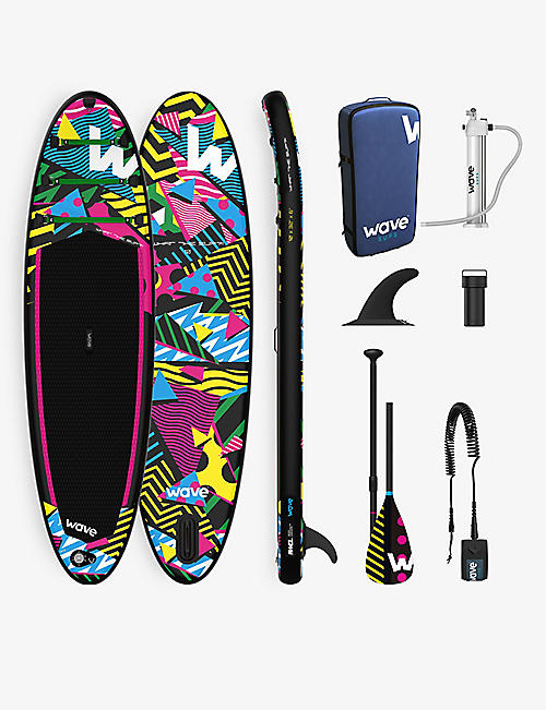 WAVE SPAS: Wave SUP inflatable PVC and foam paddleboard set 10ft