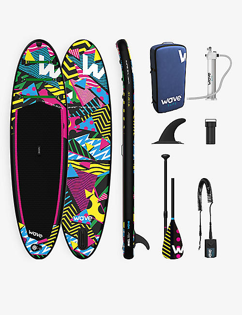 WAVE SPAS: Wave SUP inflatable PVC and foam paddleboard set 11ft