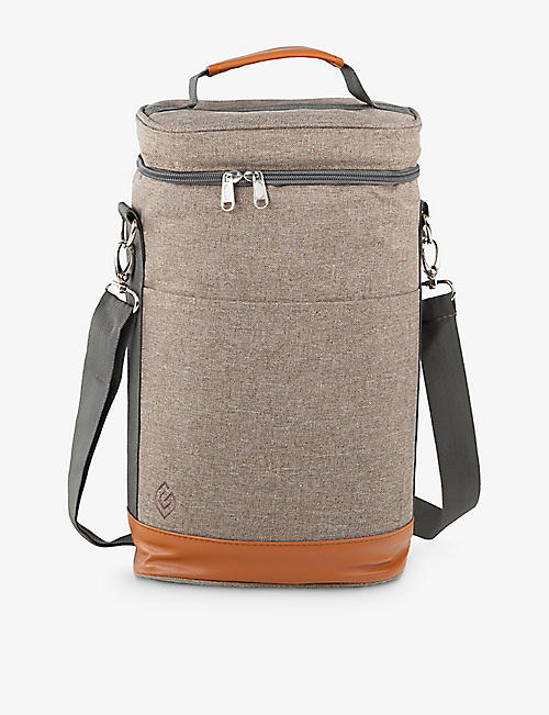 GREENFIELD COLLECTION: Contemporary woven wine cooler bag