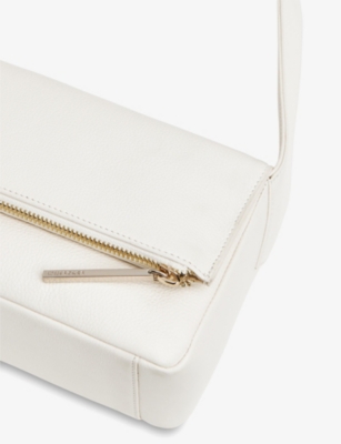 Shop Whistles Women's White Bibi Leather Shoulder Bag