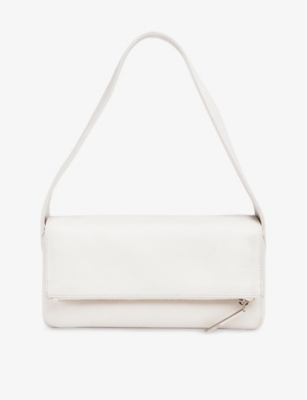 Whistles Womens White Bibi Leather Shoulder Bag