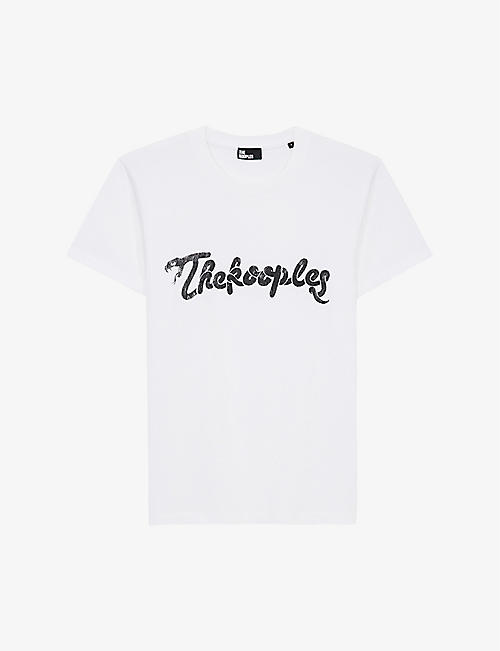 THE KOOPLES: Snake logo-print cotton T-shirt