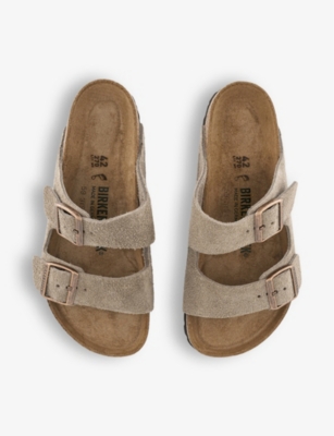 BIRKENSTOCK: Arizona double-strap leather sandals