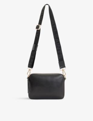 Ludivine Leather Crossbody Bag Black