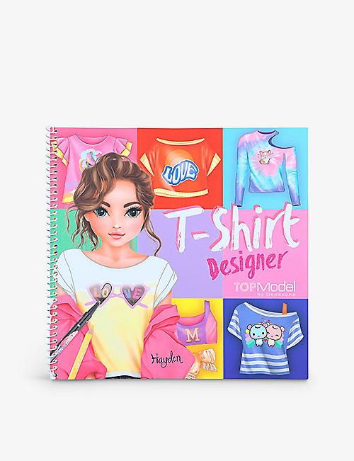 TOP MODEL: T-shirt Designer colouring book