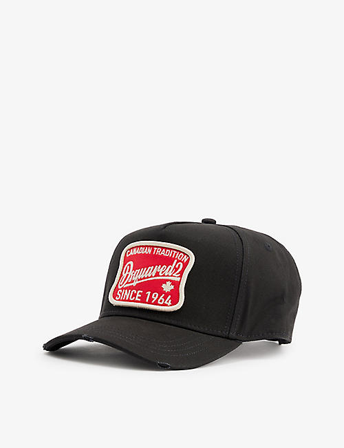 DSQUARED2: Tradition brand-patch cotton-twill cap