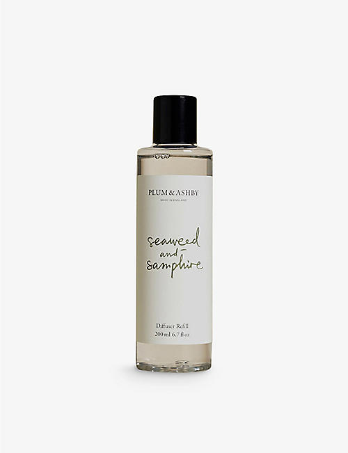 PLUM AND ASHBY: Seaweed & Samphire diffuser refill 200ml