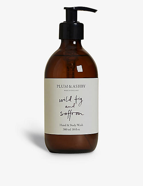 PLUM AND ASHBY: Wild Fig & Saffron hand and body wash 300ml