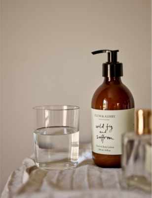 PLUM AND ASHBY: Wild Fig & Saffron hand and body lotion 300ml