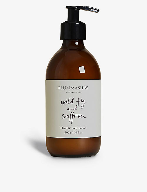 PLUM AND ASHBY: Wild Fig & Saffron hand and body lotion 300ml