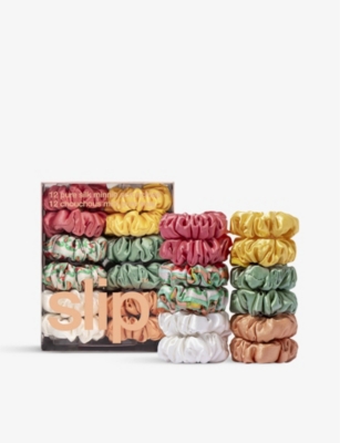 SLIP: Minnie silk scrunchies pack of 12