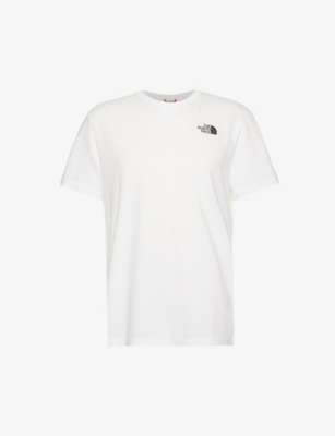 THE NORTH FACE THE NORTH FACE MENS WHITE REDBOX CELEBRATION LOGO-PRINT REGULAR-FIT COTTON-JERSEY T-SHIRT,66281222