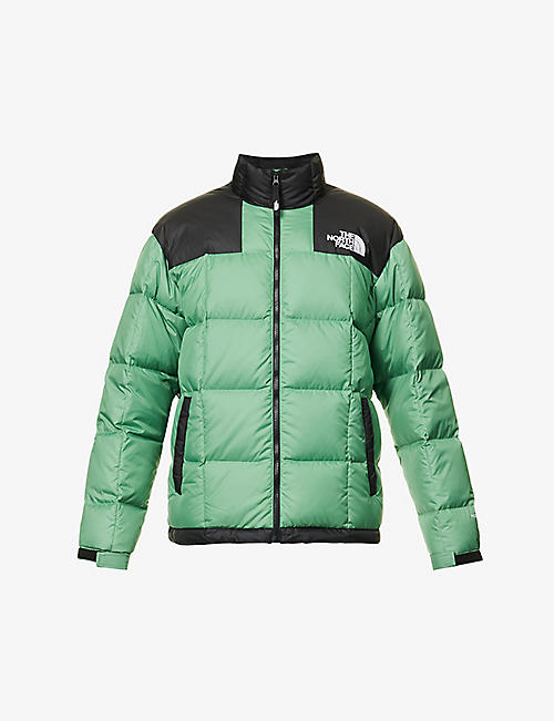 THE NORTH FACE: Lhotse brand-embroidered funnel-neck relaxed-fit shell-down jacket
