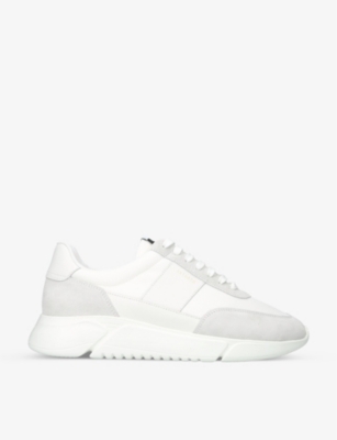 Axel Arigato Genesis Vintage Runner Panelled Canvas Sneakers In White/comb