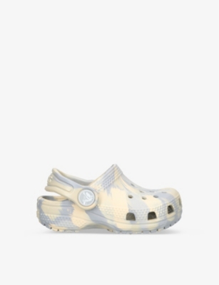 CROCS: Classic marbled rubber clogs 6 months - 5 years