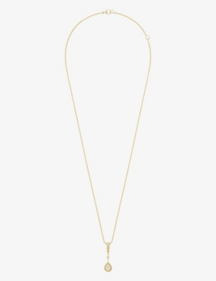 Boucheron Women's Yellow Gold Serpent Bohème 18ct Yellow Gold And 0.19ct Diamond Pendant Necklace