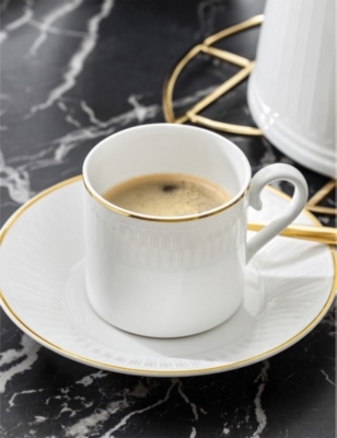VILLEROY & BOCH: Château Septfontaines bone-porcelain coffee cup 220ml