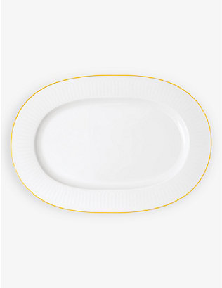 VILLEROY & BOCH: Château Septfontaines bone-porcelain oval platter plate
