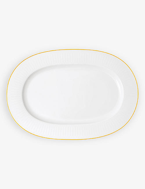 VILLEROY & BOCH: Château Septfontaines bone-porcelain oval platter plate