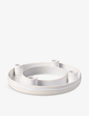 VILLEROY & BOCH: Winter Glow porcelain advent wreath 26cm