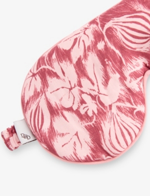 DESMOND AND DEMPSEY: Tiger-print cotton eye mask