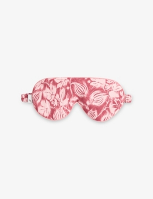 DESMOND AND DEMPSEY: Tiger-print cotton eye mask