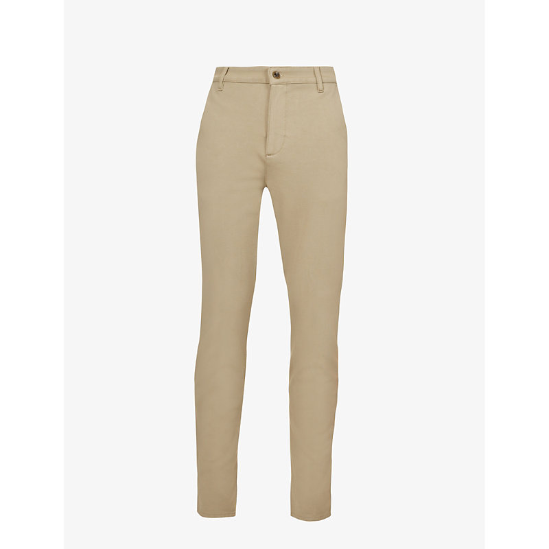 7 FOR ALL MANKIND 7 FOR ALL MANKIND MEN'S TAUPE TRAVEL SLIM-FIT TAPERED STRETCH-WOVEN TROUSERS,66330289