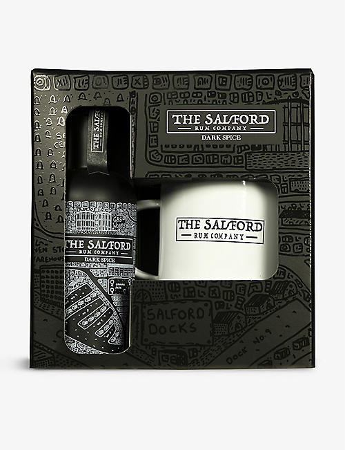 SPIRIT GIFTING: Salford dark spice rum and mug gift set
