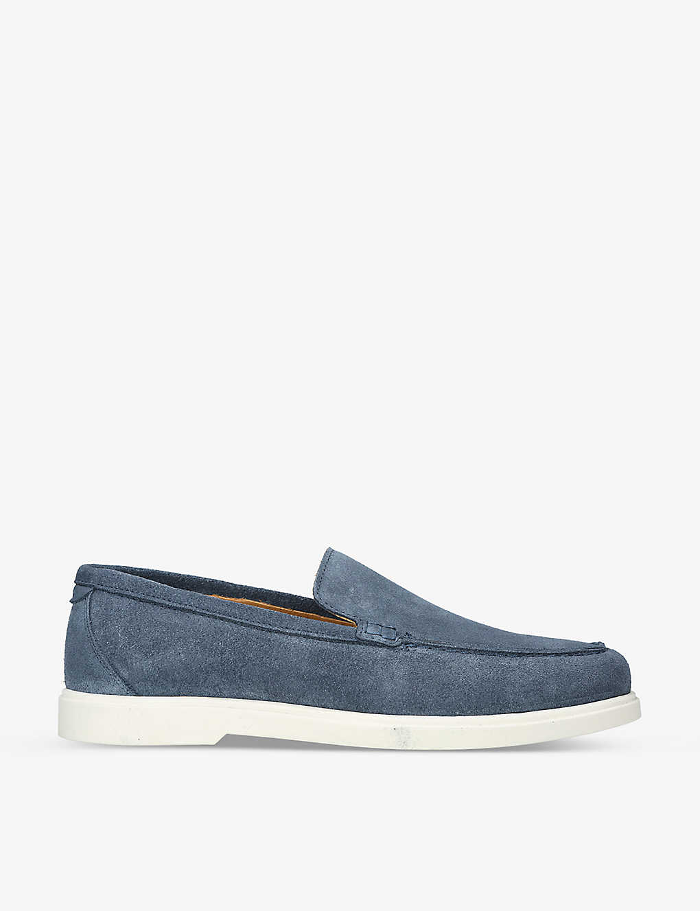 Loake Tuscany Slip-on Suede Loafers In Blue
