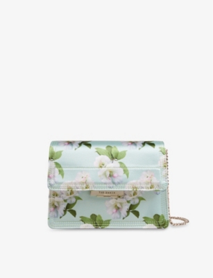 TED BAKER Jenia Floral Satin Crossbody Bag