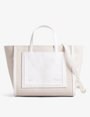 TED BAKER - Aksanna cotton-blend shopper bag | Selfridges.com