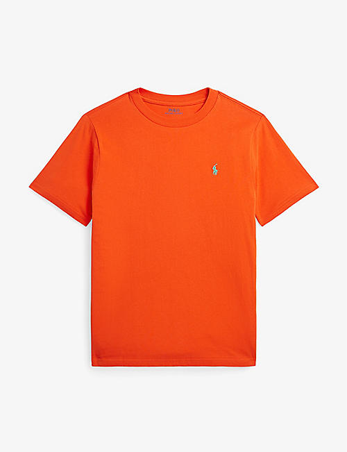 POLO RALPH LAUREN: Pony-embroidered cotton-jersey T-shirt 3 months-14 years