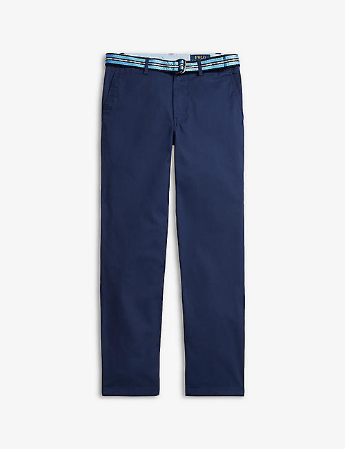 RALPH LAUREN: Bedford slim-fit straight-leg stretch-cotton trousers 2-12 years