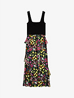 TED BAKER: Jennias floral-print woven midi dress