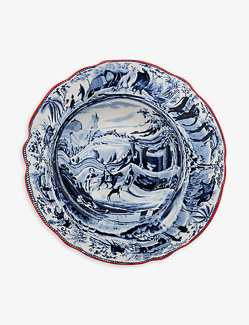 SELETTI: Seletti x Diesel Living Classics on Acid Arabian porcelain soup bowl 25cm