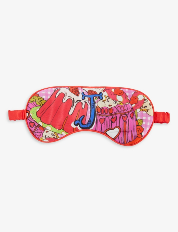 J For Jelly patterned silk sleep mask