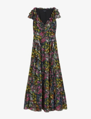 TED BAKER Adiie woven maxi dress