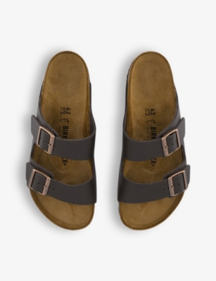 BIRKENSTOCK: Arizona double-strap leather sandals