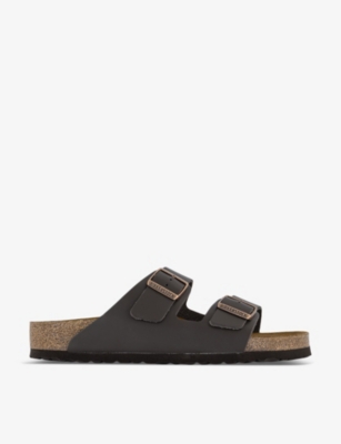 BIRKENSTOCK: Arizona double-strap leather sandals