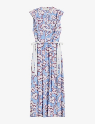 TED BAKER: Tindraa woven midi dress