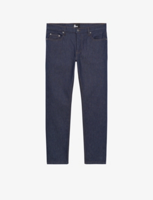 The Kooples Mens Blu05 Slim-fit Tapered Stretch-denim Jeans In Blue