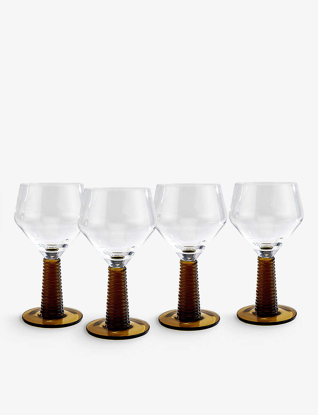 Soho Home Amber Bennett Wine Glasses Set Of Four