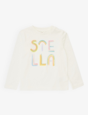 STELLA MCCARTNEY: Graphic-print organic-cotton T-shirt 3-36 months