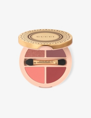 Shop Gucci Palette De Beauté Quatuor Eye, Cheek And Lip Palette 6.1g In Rose Nostalgia