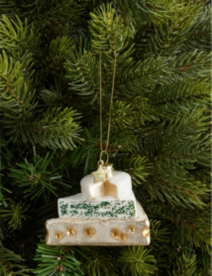 SELFRIDGES EDIT: Cheese Glass Christmas Decoration